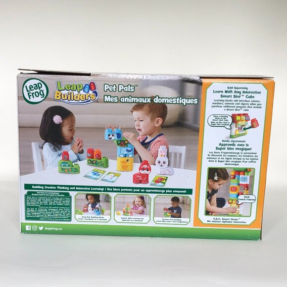 Leapfrog Leap Builders Blocks Pet Pals 27 Pieces For Age 2+ New in Box - Picture 14 of 16
